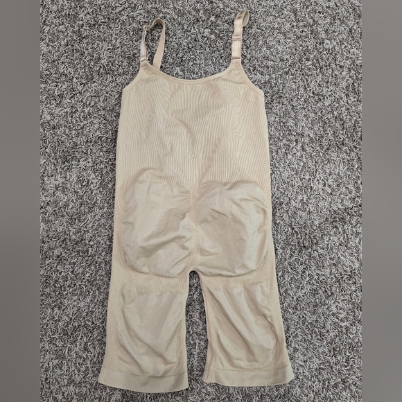 Heavenly Shapewear Nude Seamless Firm Compression Long Leg Control Bodysuit 2X - Picture 3 of 4